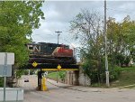 CN 8912 over Mason St. 